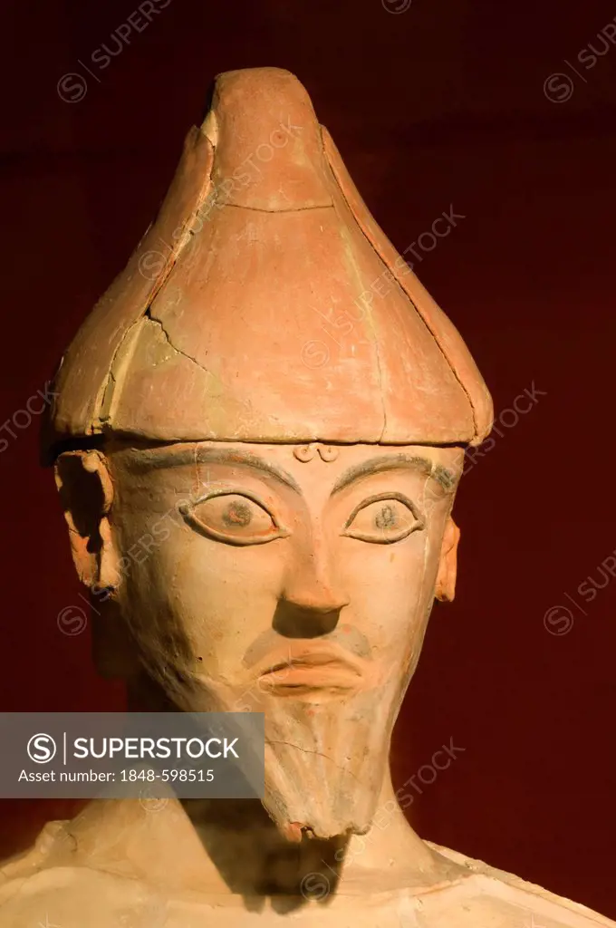 Terracotta statue found at Agia Irini, from the Bronze Age, National Museum, Nicosia, Nicosia, Nicosia, Cyprus