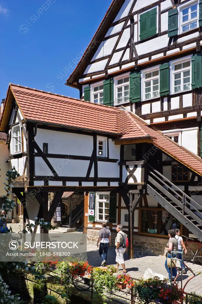 Nonnenhaus former béguinage, Tuebingen, Swabian Alb, Baden-Wuerttemberg, Germany, Europe