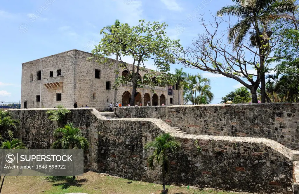 Alcázar de Colón palace on the Plaza de Hispanidad, Santo Domingo, Dominican Republic, Caribbean