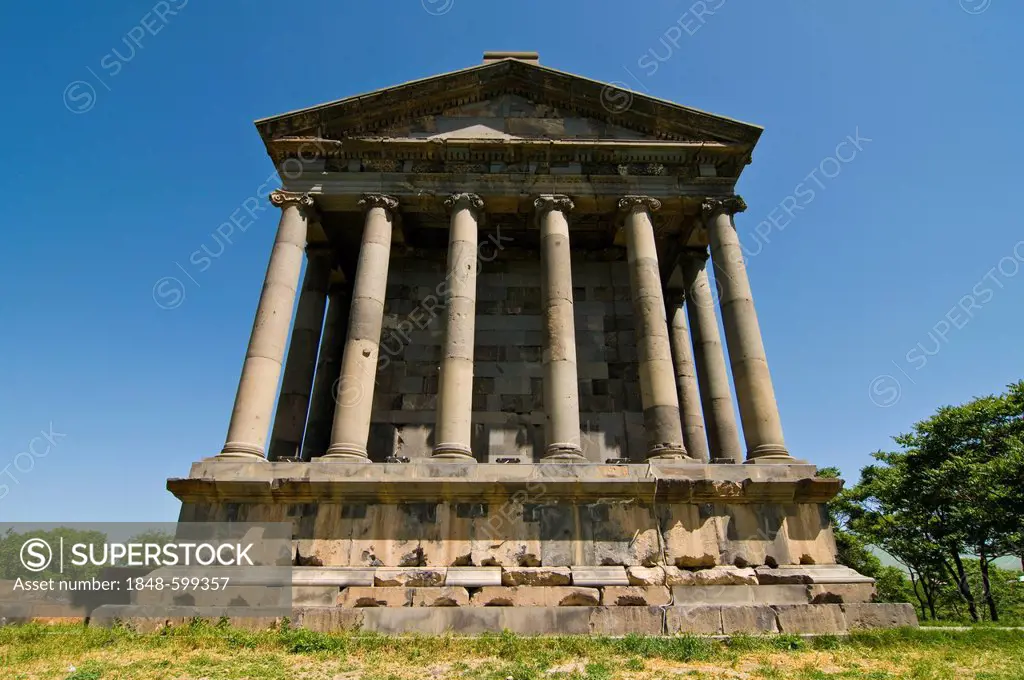 Garni Temple with many columns, Armenia, Middle East