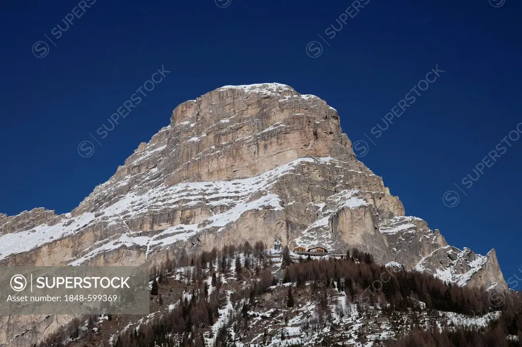 Sella massif, Val Badia, Alta Badia, Dolomites, South Tyrol, Italy, Europe