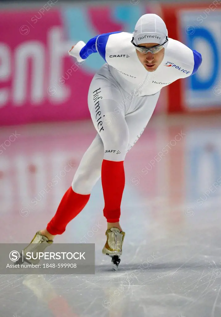 Alexis Contin, France, Essent ISU World Speedskating Championships 2011, Inzell Skating Stadium, Upper Bavaria, Germany, Europe