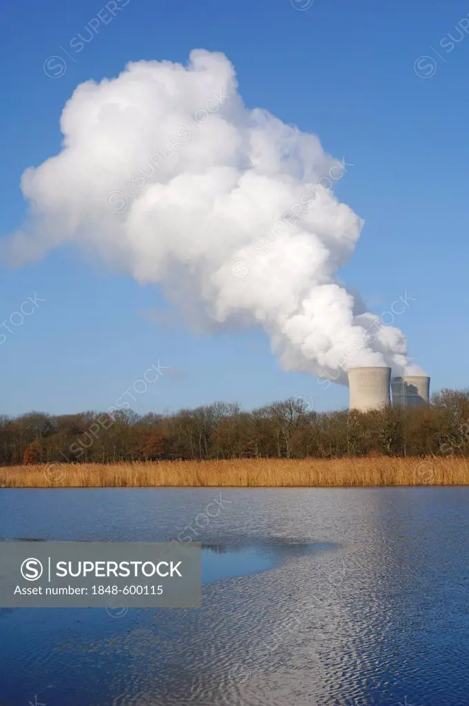 Nuclear power plant Grafenrheinfeld, Lower Franconia, Bavaria, Germany, Europe