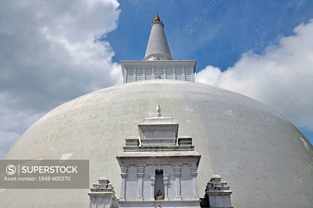 Ruvanveli Seya Dagoba, Anuradhapura, Unesco World Heritage site, Sri Lanka, Ceylon, South Asia, Asia