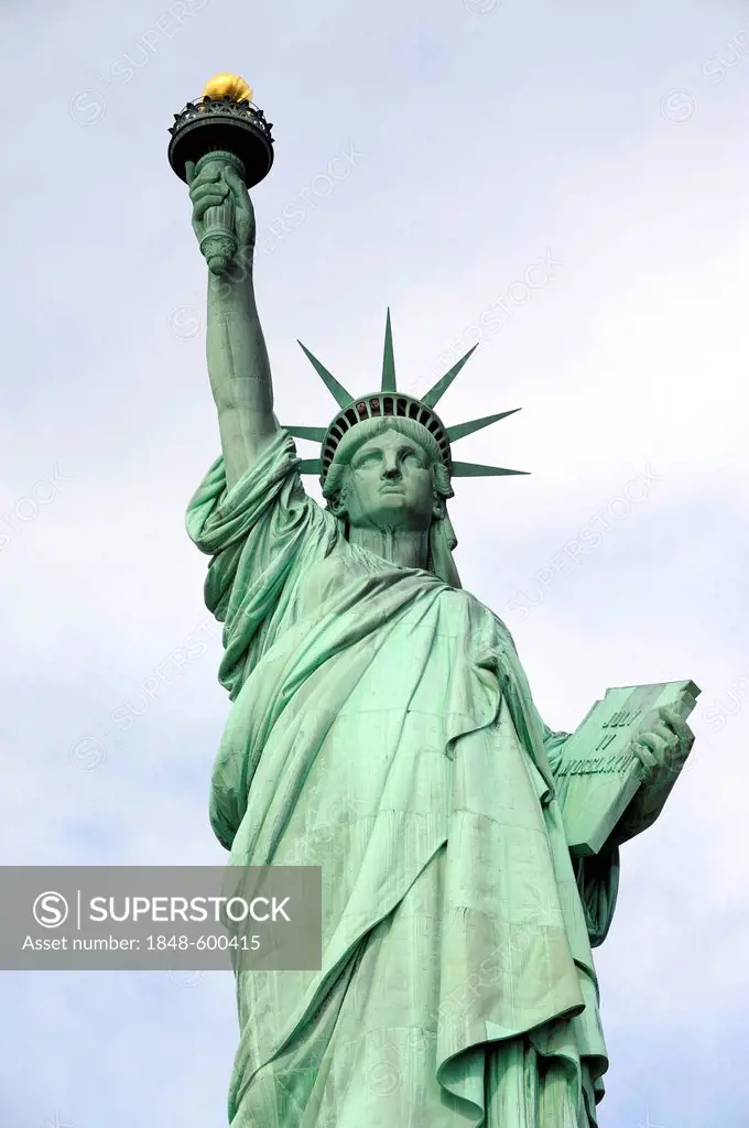 Statue of Liberty, Miss Liberty, Liberty Island, New Jersey, New York, United States of America, USA, North America