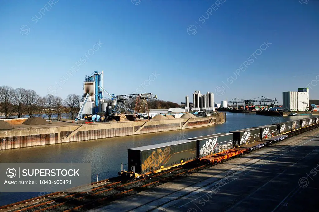 Port of Niehl, Koeln-Niehl, Cologne, North Rhine-Westphalia, Germany, Europe
