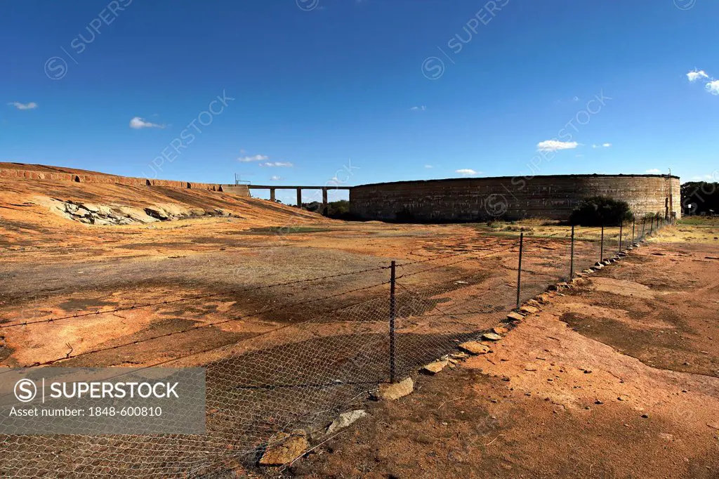 Water tank at Beringbooding Rock, Western Australia, Australia