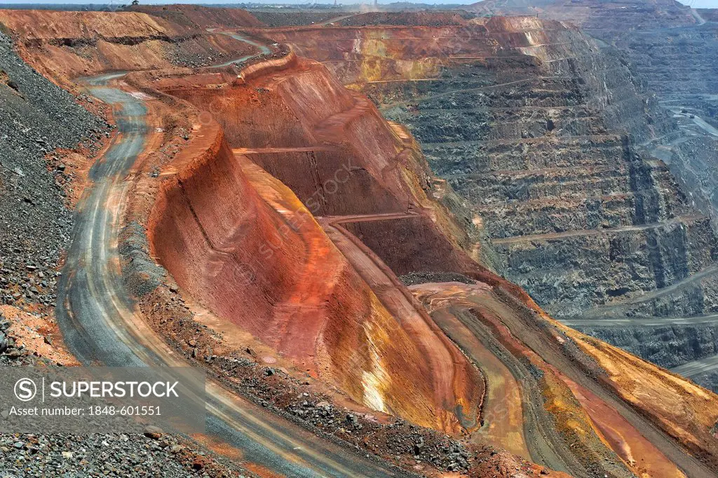 Super Pit gold mine, Kalgoorlie, Western Australia, Australia