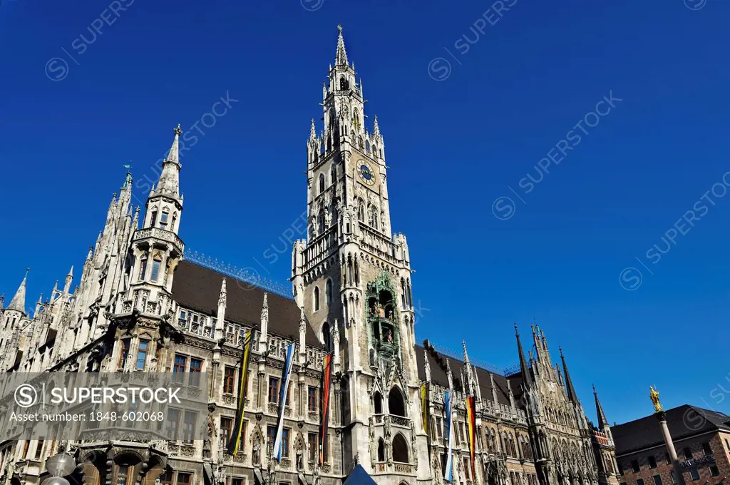 New Town Hall, Munich, Bavaria, Germany, Europe