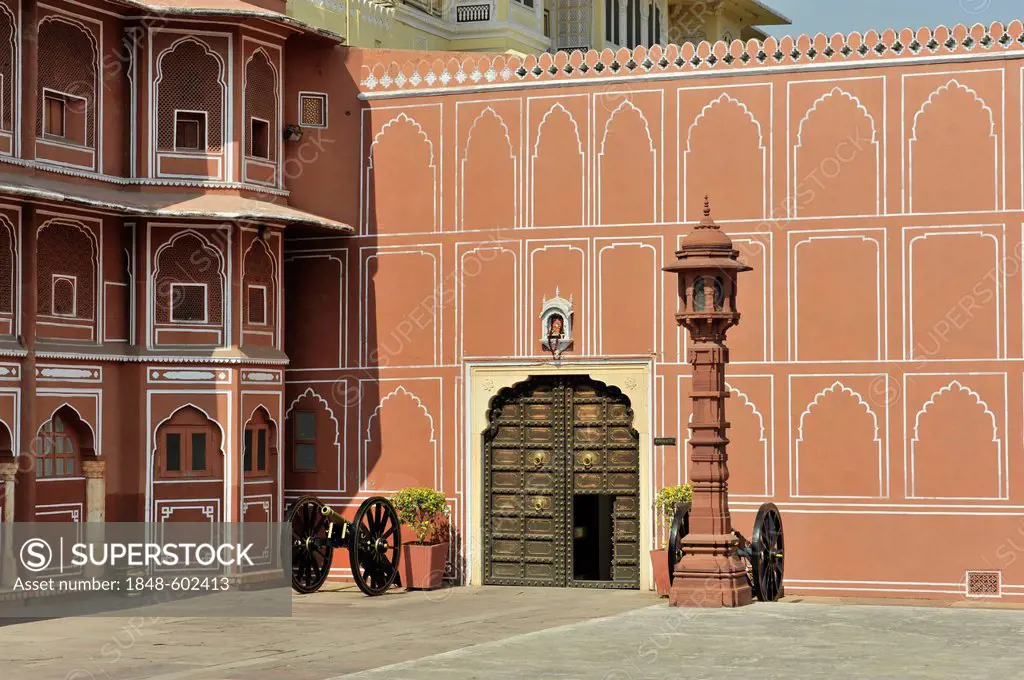 Chandra Mahal, City Palace, Jaipur, Rajasthan, North India, India, South Asia, Asia