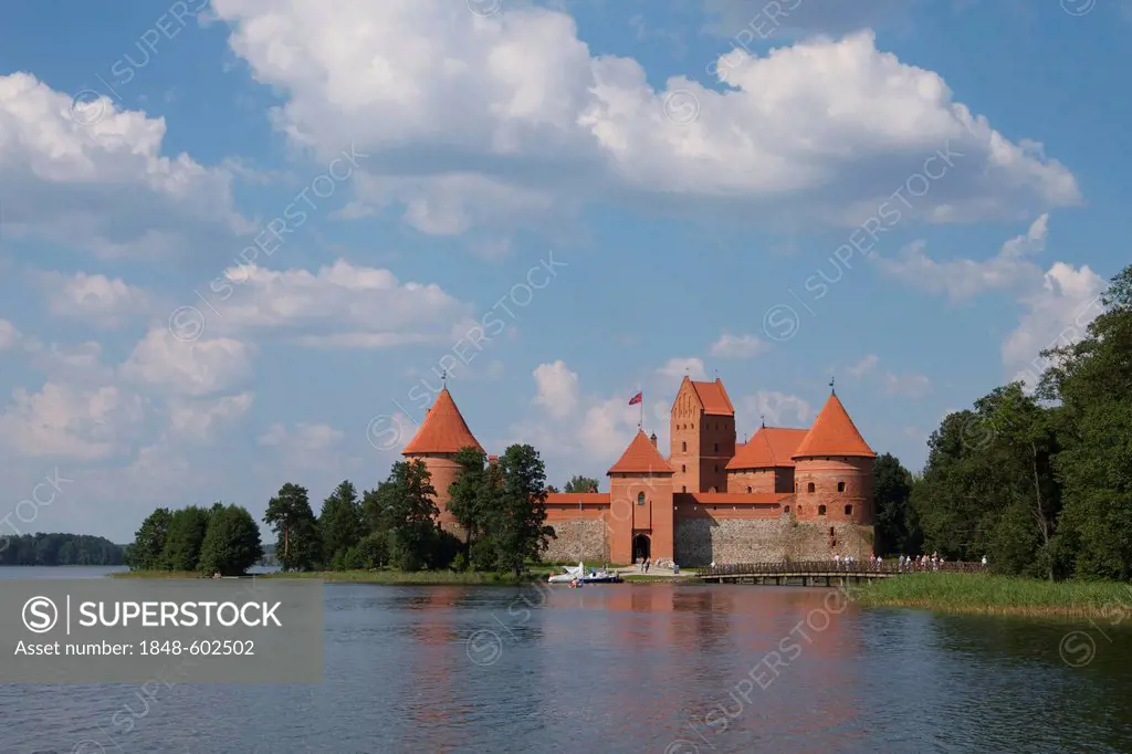 Trakai Island Castle, Trakai, Lithuania, Europe