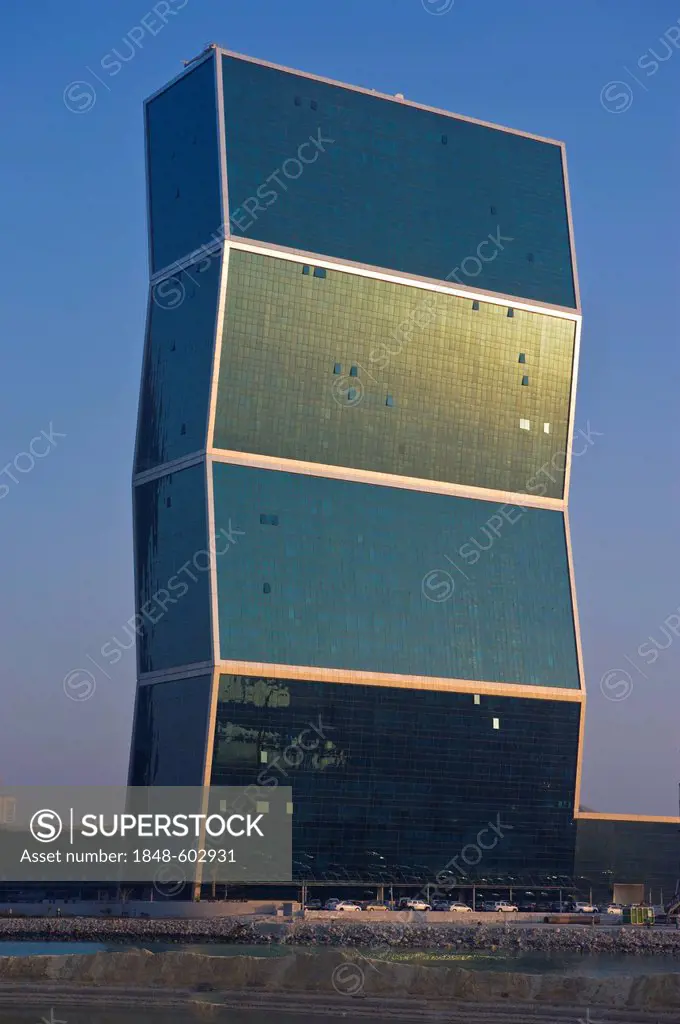 One of the Zig-Zag Towers, Doha, Qatar, Arabian Peninsula, Middle East