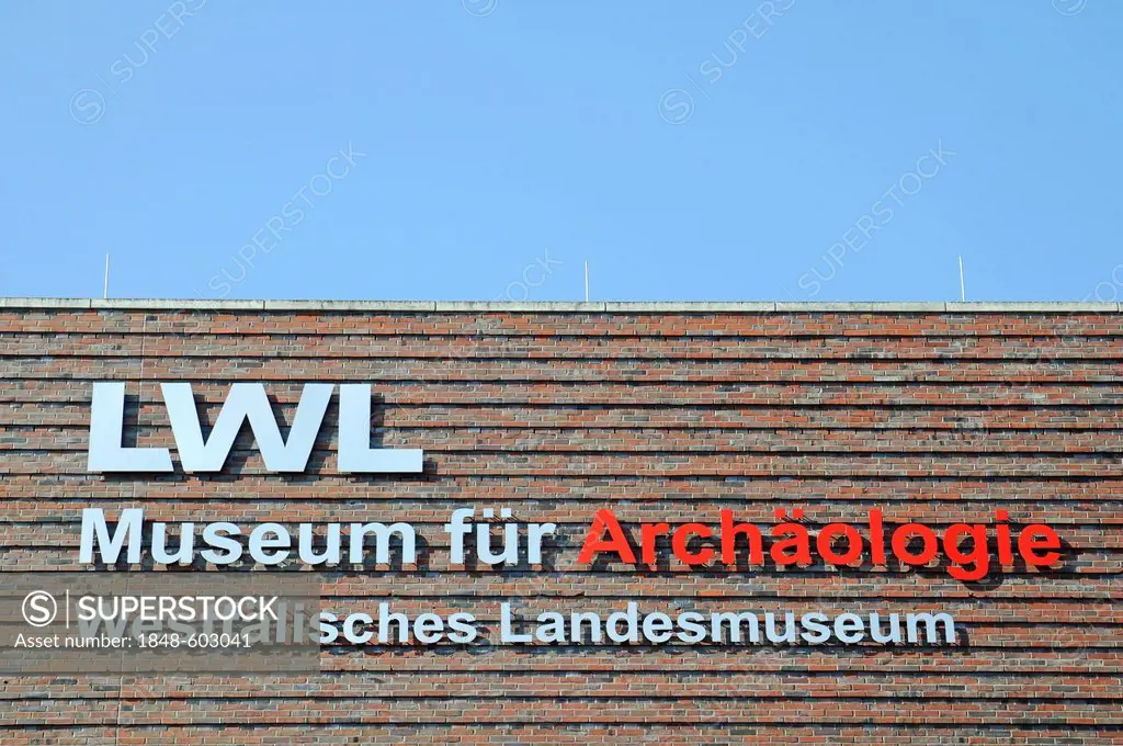 Westfaelisches Landesmuseum fuer Archaeologie, LWL, Westphalian State Museum of Archaeology, Herne, Ruhr area, North Rhine-Westphalia, Germany, Europe