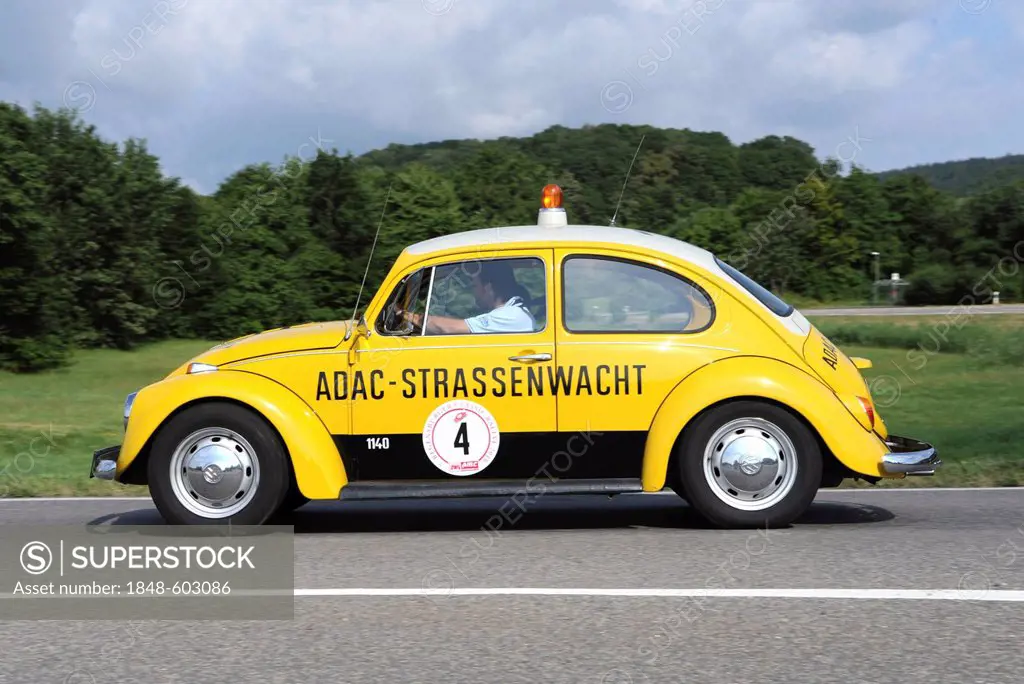 VW Beetle, built in 1972, 34 hp, driver Christian Goetzenberger, passenger Tobias Goetzenberger, 7. Regensburger Classic Rallye, Regensburg, Bavaria, ...