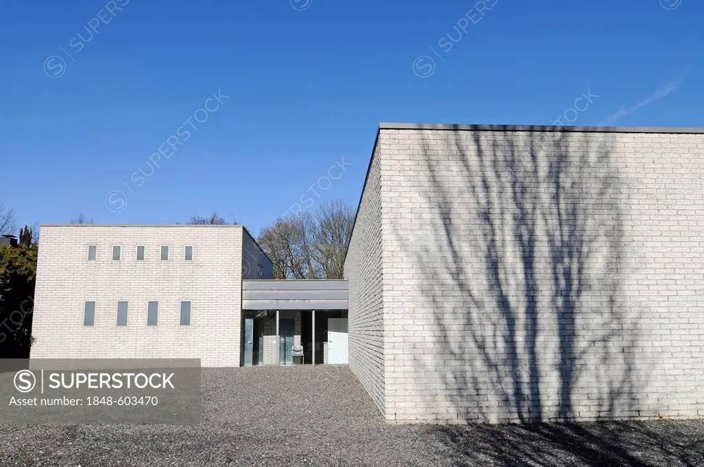 Situation Kunst art museum of the Ruhr-Universitaet university, Max Imdahl, Haus Weitmar, Bochum, Ruhrgebiet area, North Rhine-Westphalia, Germany, Eu...