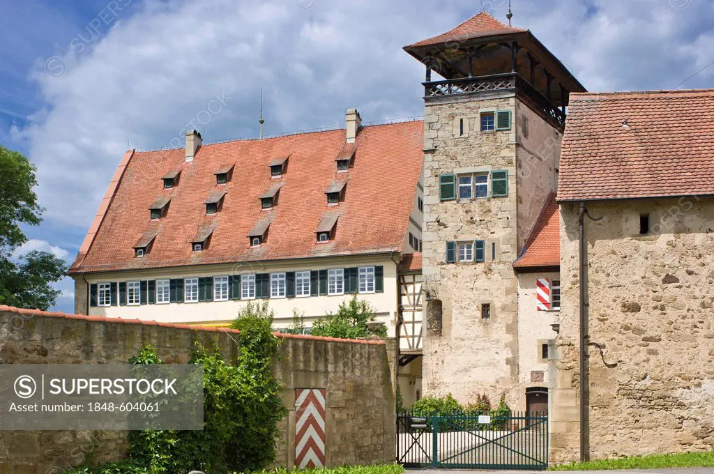 Schloss Kilchberg Castle, Tuebingen, Swabian Alb, Baden-Wuerttemberg, Germany, Europe