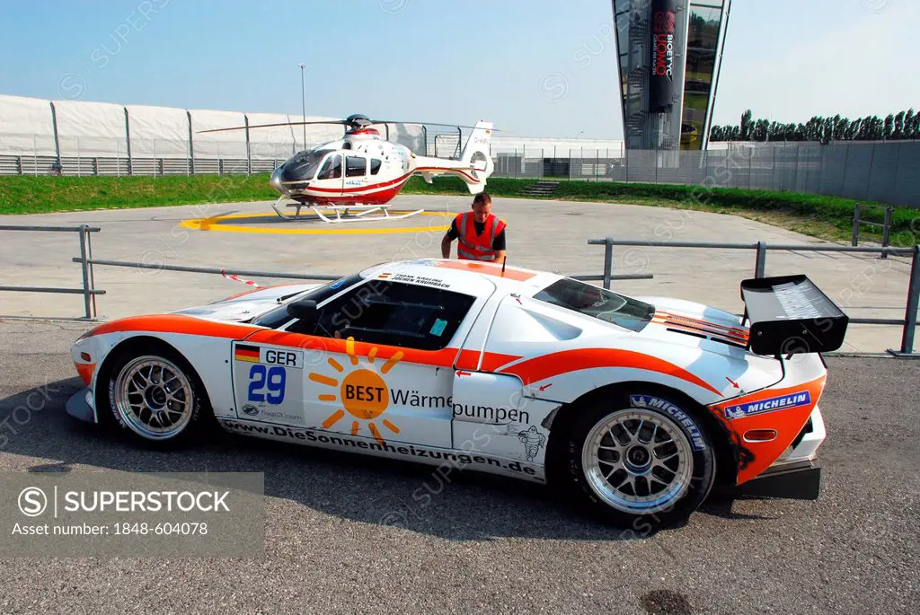 Ford GT 40, FIA GT-Series, with drivers Kralingen and Krumbach, Adria Raceway, Italy, Europe
