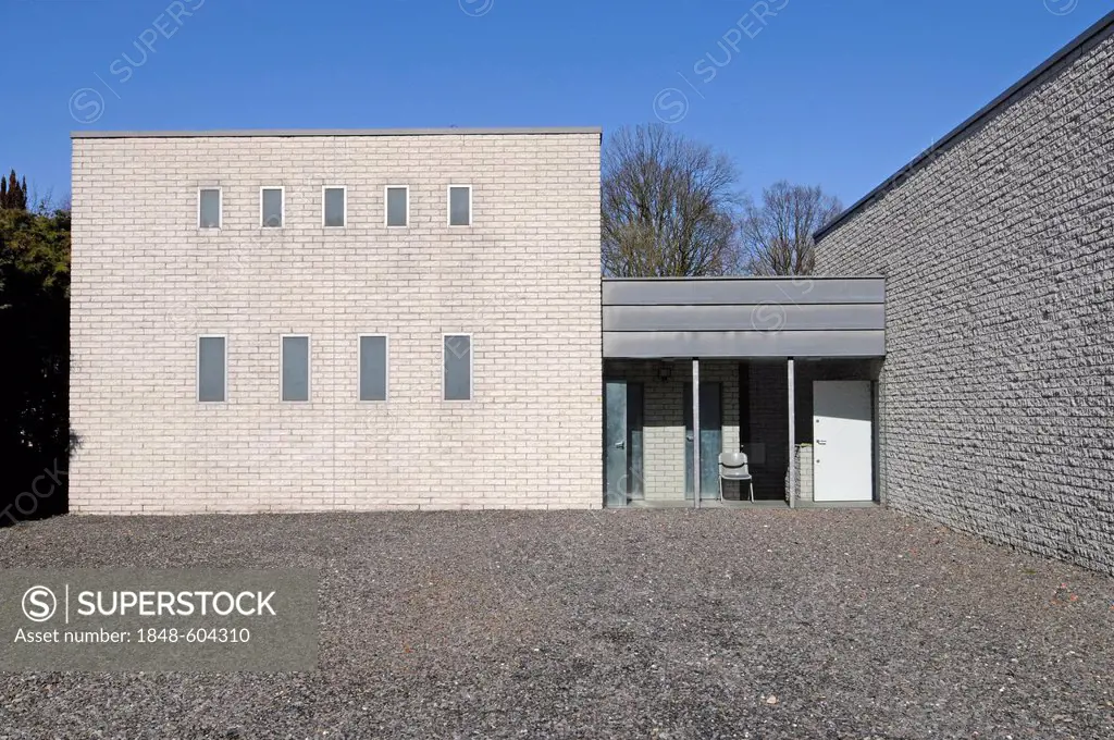 Situation Kunst art museum of the Ruhr-Universitaet university, Max Imdahl, Haus Weitmar, Bochum, Ruhrgebiet area, North Rhine-Westphalia, Germany, Eu...