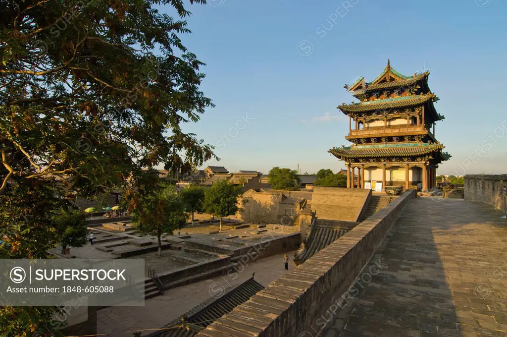 Historic old town of Pingyao, Unesco World Heritage Site, Shanxi, China, Asia