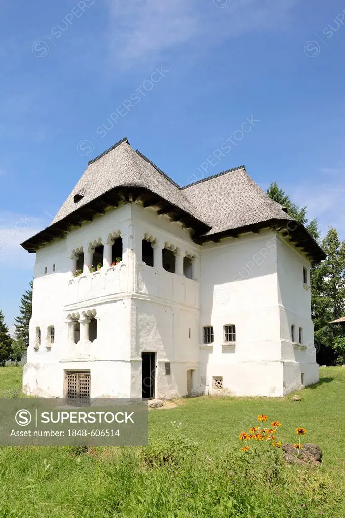 Oltenian Bojarenhaus, noble house, Horezu Open-air Museum, Romania, Europe