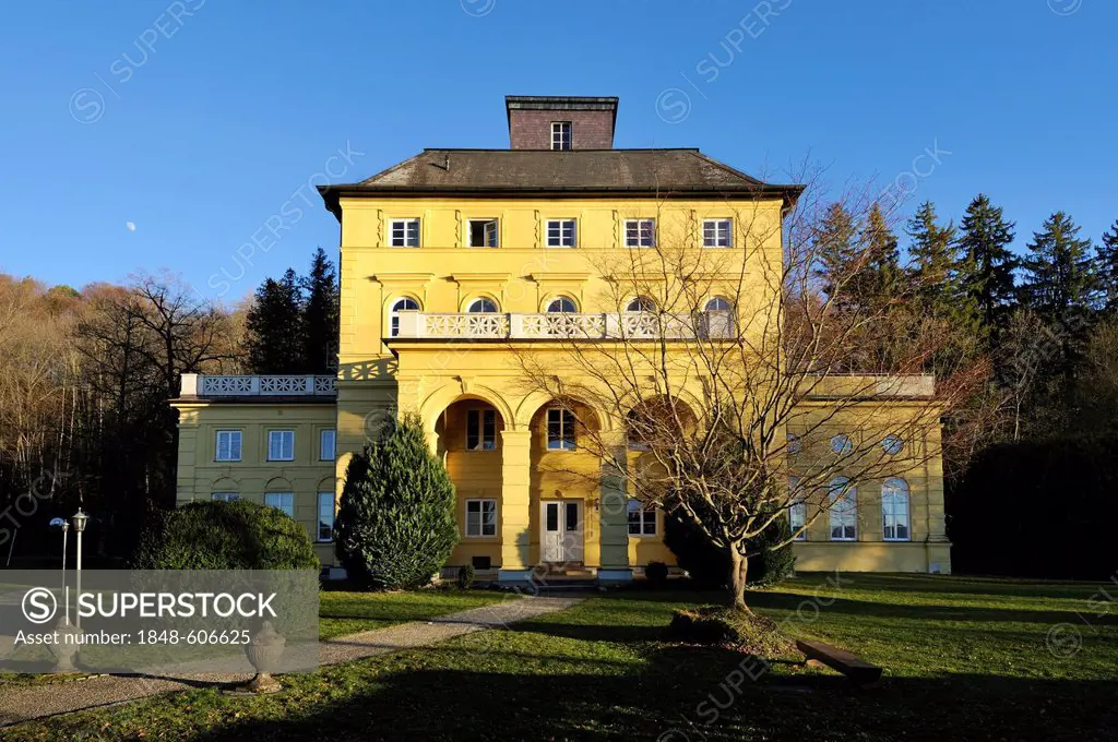 Schloss Allmannshausen Castle, Lake Starnberg, Berg district, Upper Bavaria, Bavaria, Germany, Europe