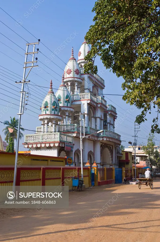 Jagannath Mandir Temple, Agartala, Tripura, Northeast India, India, Asia