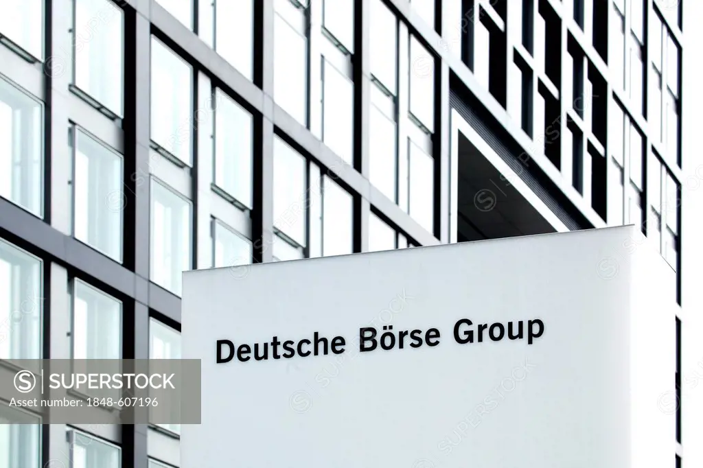 Headquarters of Deutsche Boerse Group, Deutsche Boerse AG, German stock exchange, Eschborn, Hesse, Germany, Europe