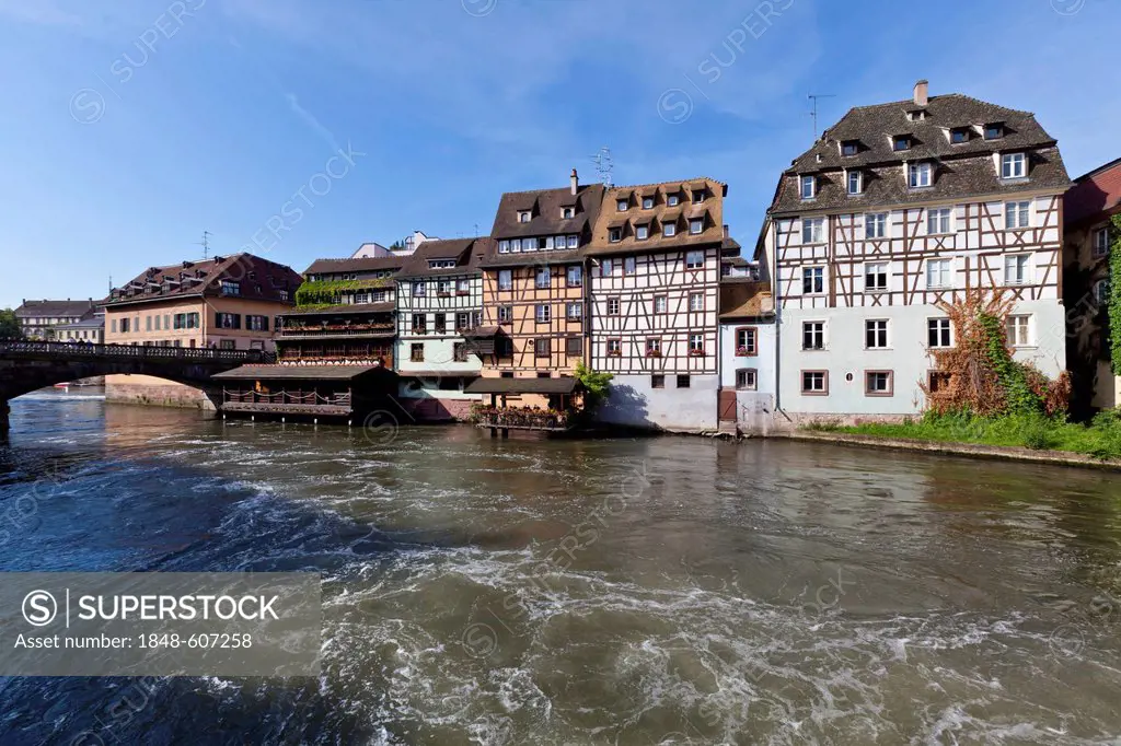 District of La Petite France, Strasbourg, Ill, Alsace, France, Europe