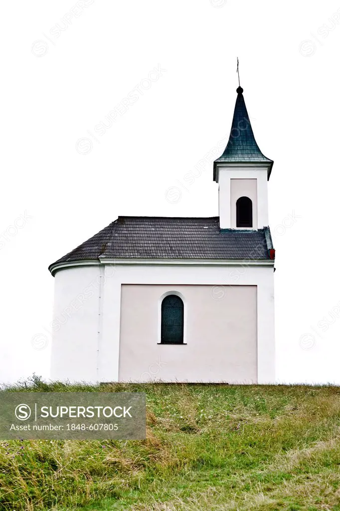 Chapel on Michelsberg hill, Weinviertel region, Lower Austria, Austria, Europe