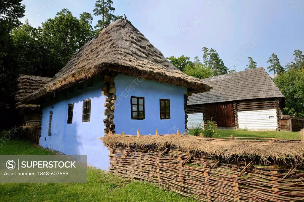 Farm with workshop, Astra open-air museum, Sibiu, Romania, Europe