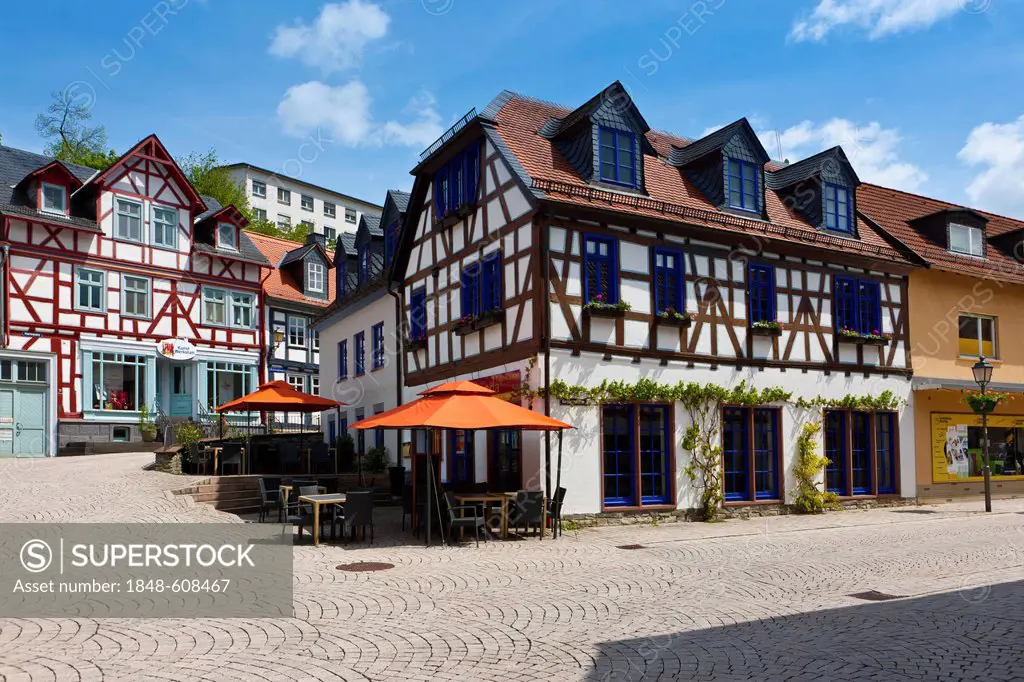 Idstein, German Half-Timbered House Road, Rheingau-Taunus-Kreis district, Hesse, Germany, Europe