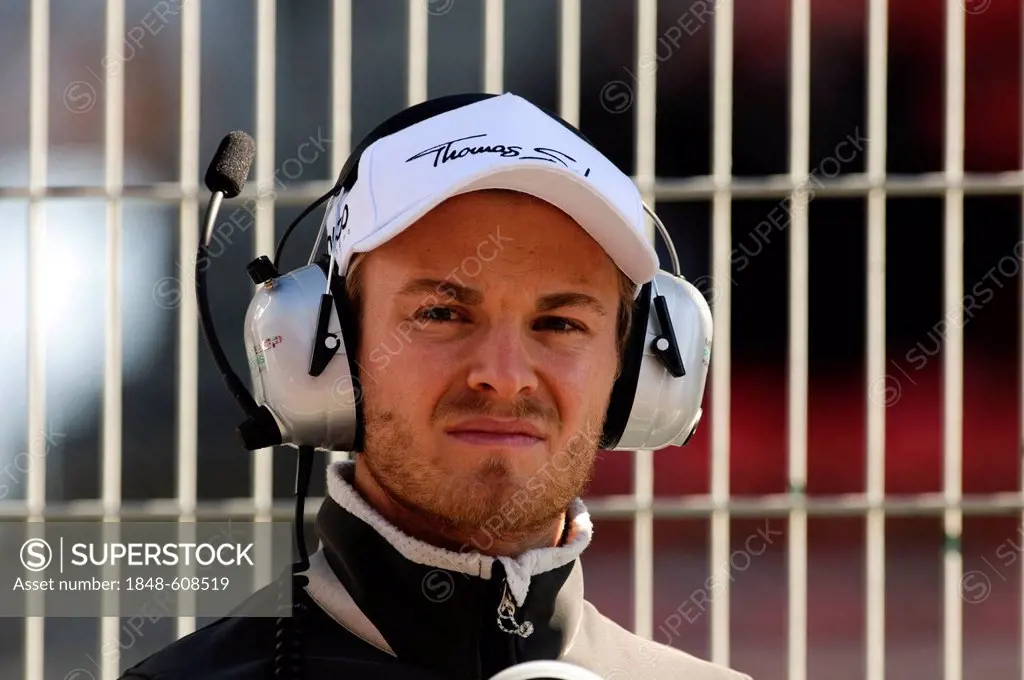 Portrait, Nico Rosberg, GER, Mercedes Grand Prix, Formula 1 testing at the Circuit de Catalunya race track near Barcelona, Spain, Europe