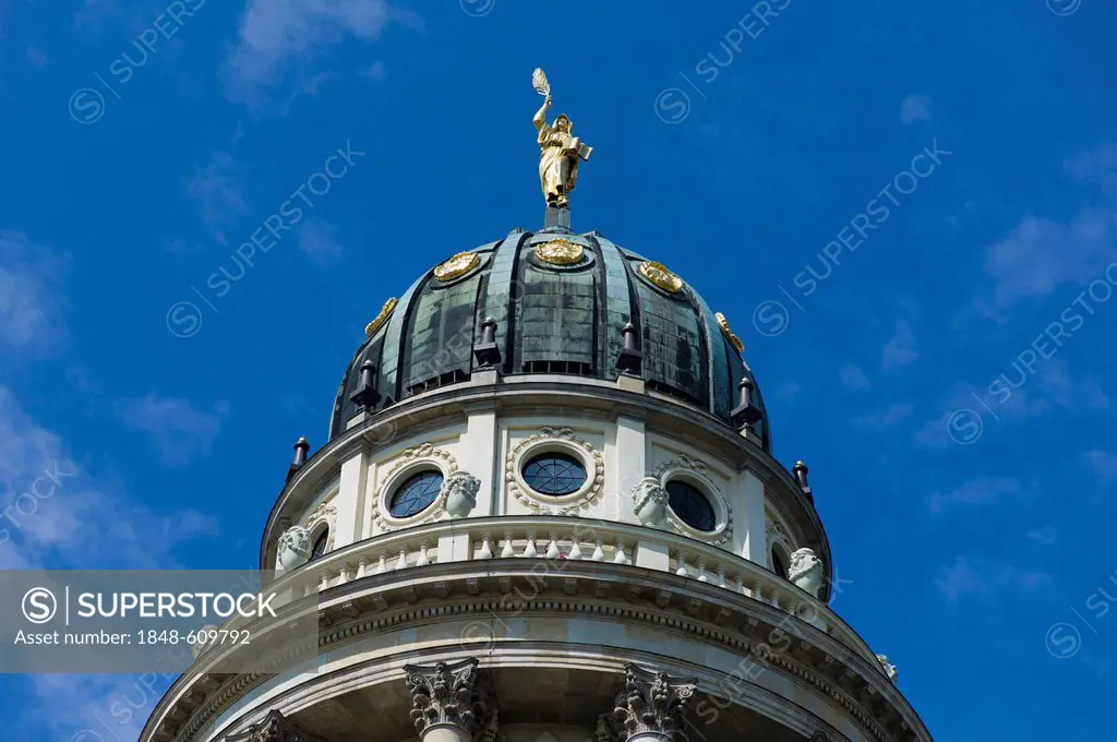 French Cathedral, Gendarmenmarkt, Friedrichstadt, Berlin, Germany, Europe