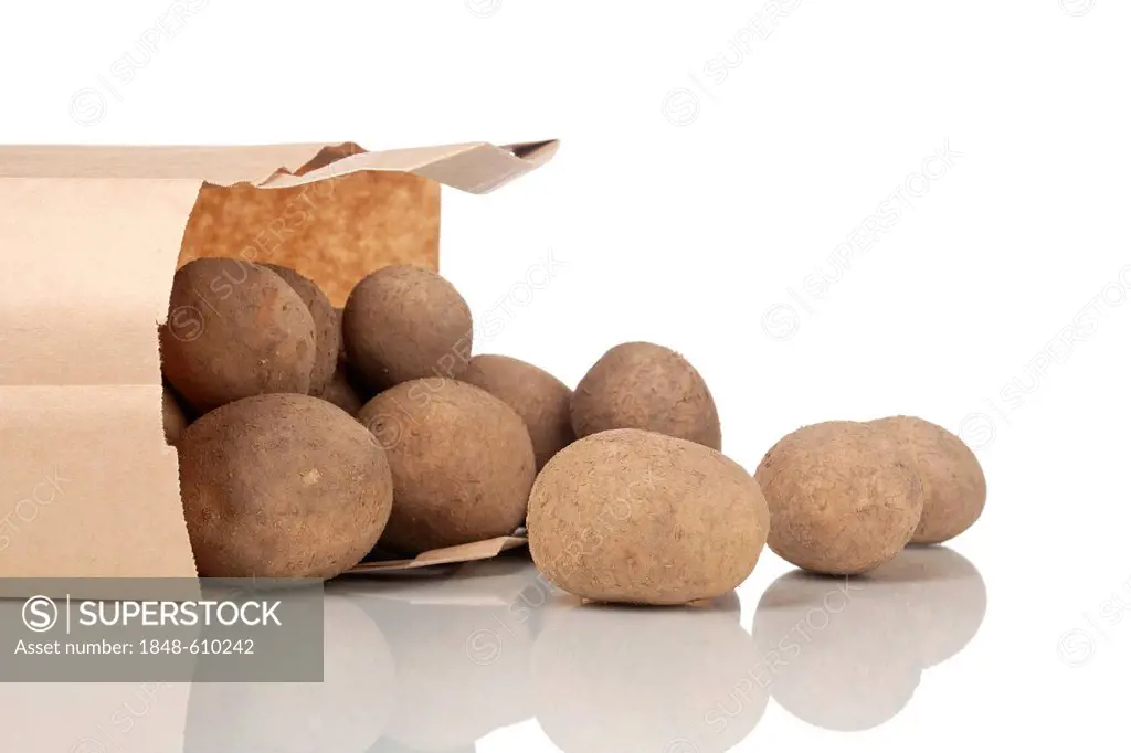 Potatoes in a paper bag
