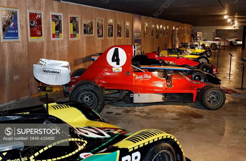 Museum of the Spa-Francorchamps race track, Stavelot Abbey, Ardennes region, Liège province, Wallonia region, Belgium, Benelux, Europe