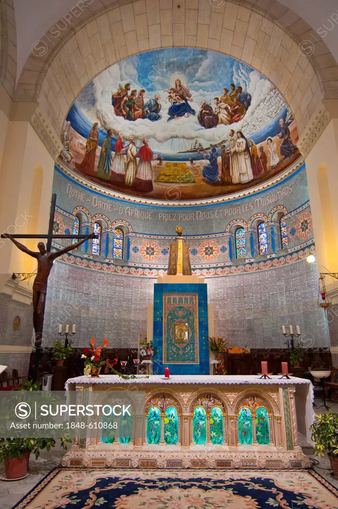 Basilica of Notre-Dame d'Afrique, Algiers, Algeria, Africa