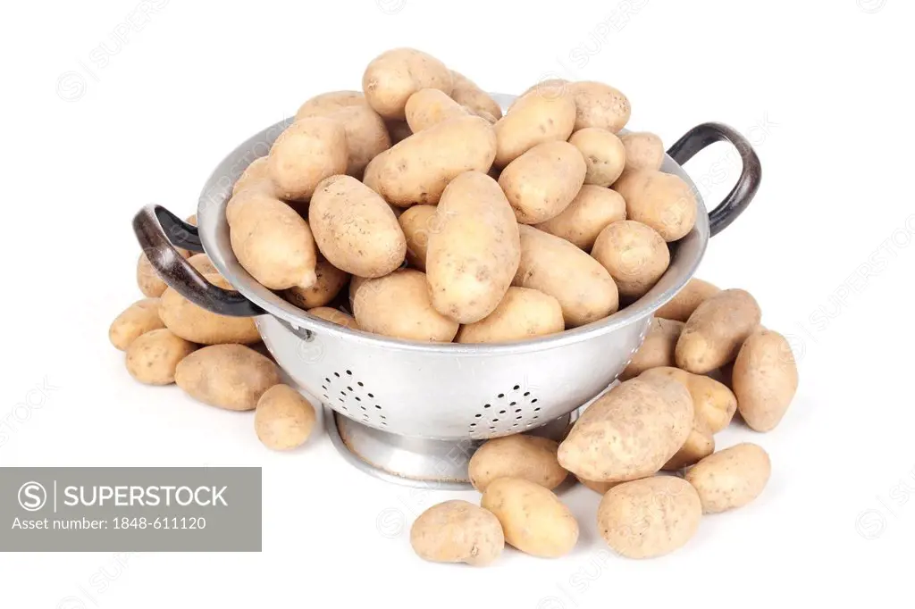 Potatoes in a colander
