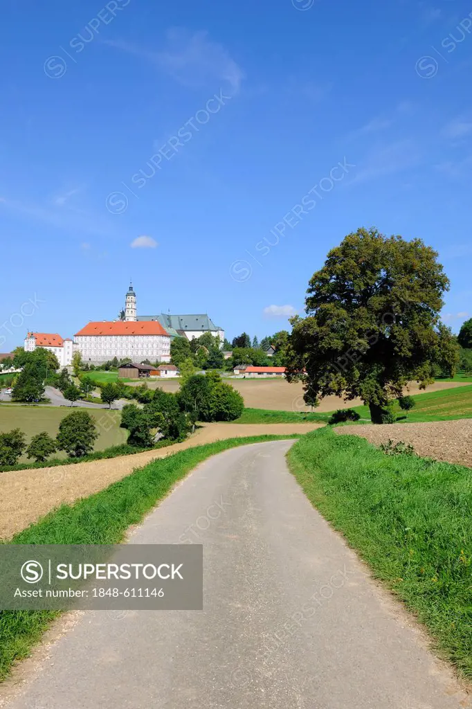 Benedictine Abbey Abtei Neresheim, Neresheim, Baden-Wuerttemberg, Germany, Europe
