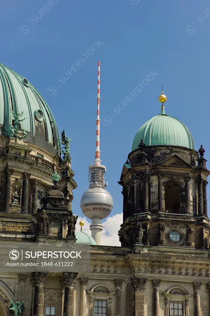 Berliner Dom, protestant parish church and cathedral, Museumsinsel, UNESCO World Heritage Site, Berlin, Germany, Europe