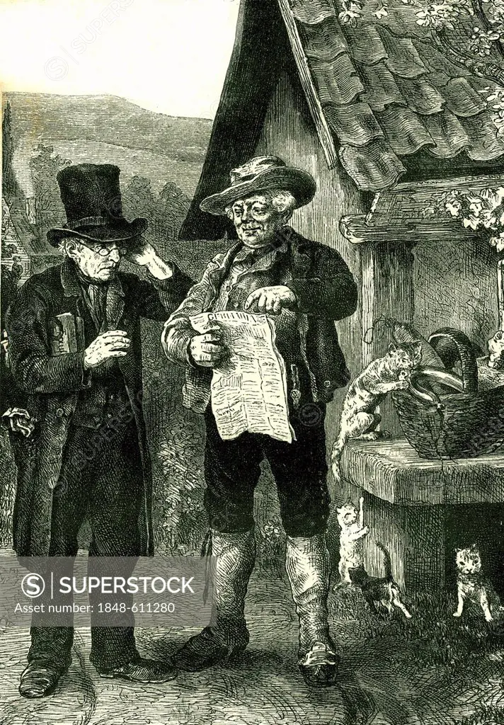 Elections in 1890, historical illustration, 1895