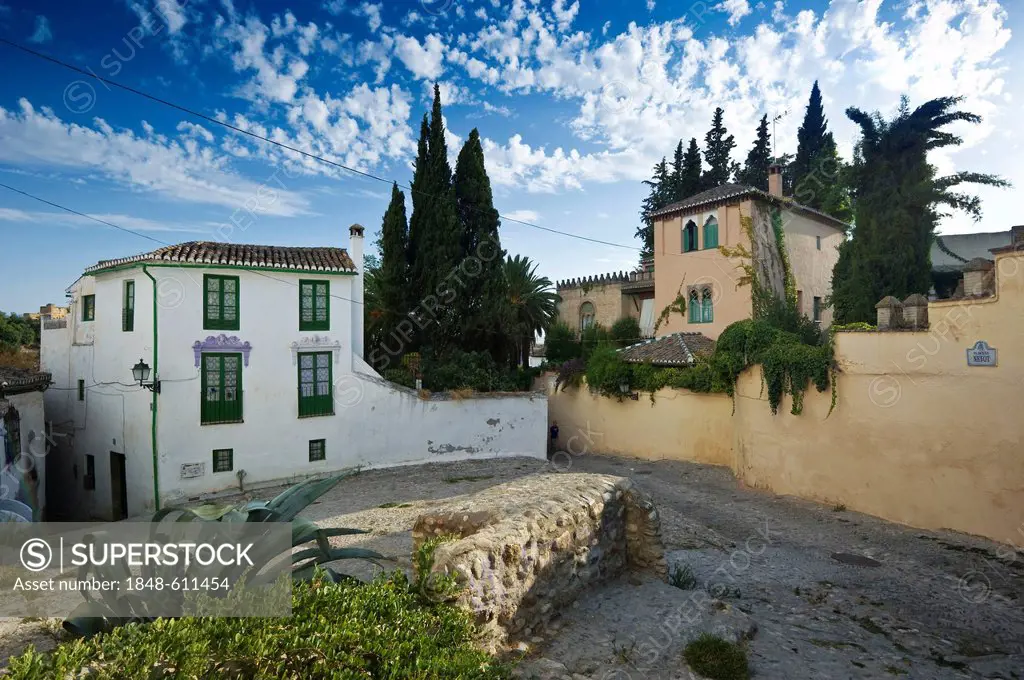 Albaicin district, Granada, Andalucia, Spain, Europe