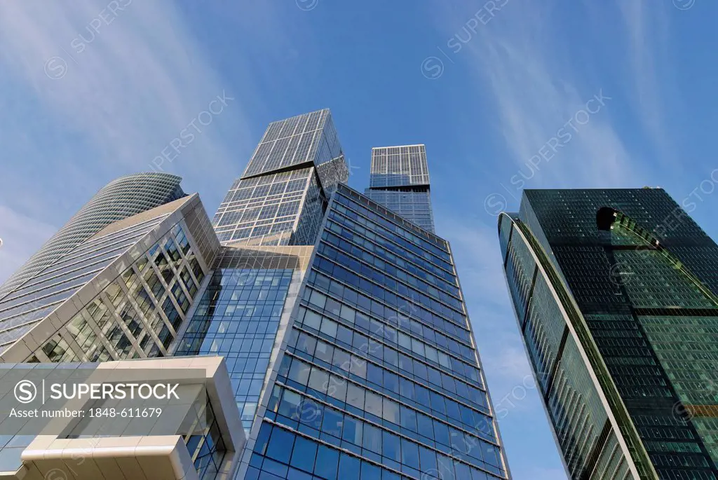 Skyscrapers of the Federation Complex, Moscow, Russia