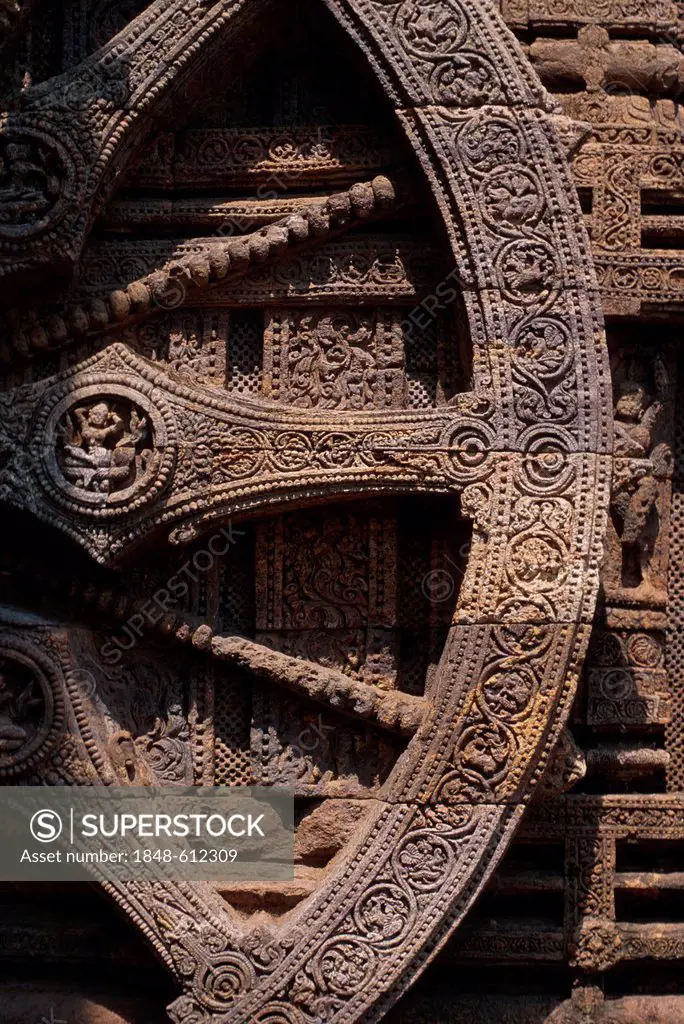 Sun Temple, UNESCO-Weltkulturerbe, Konarak, Konark, Orissa, India, Asia