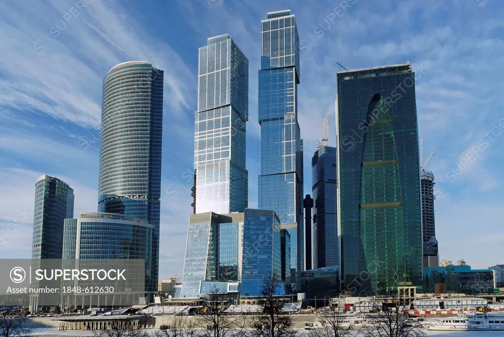Skyscrapers of the Federation Complex, Moscow, Russia