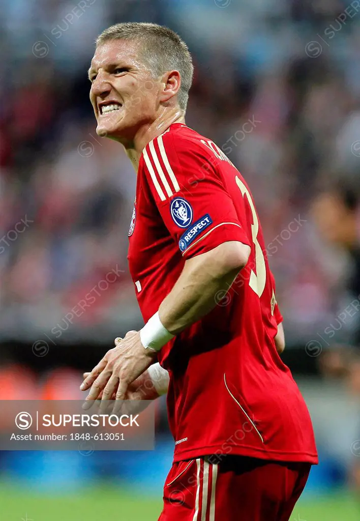 Bastian Schweinsteiger, Bayern Munich, with a grimly face, 2012 UEFA Champions League Final, Bayern Munich vs FC Chelsea 4-5, 19.05.2012, Allianz Aren...