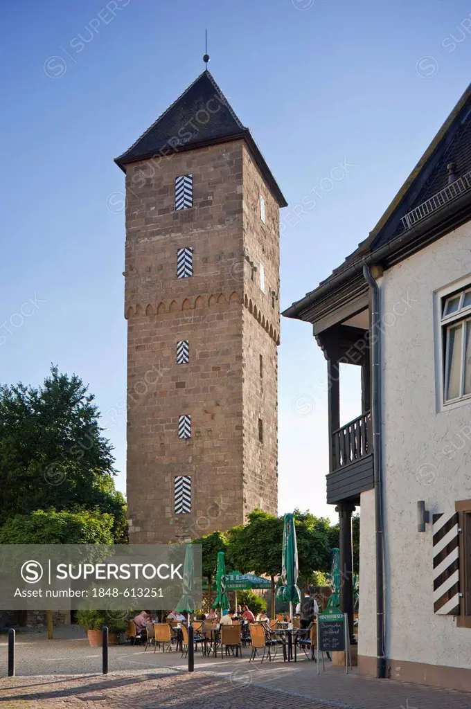 Tower of the Castle of the Teutonic Order, Neckarsulm, Neckar, Baden-Wuerttemberg, Germany, Europe