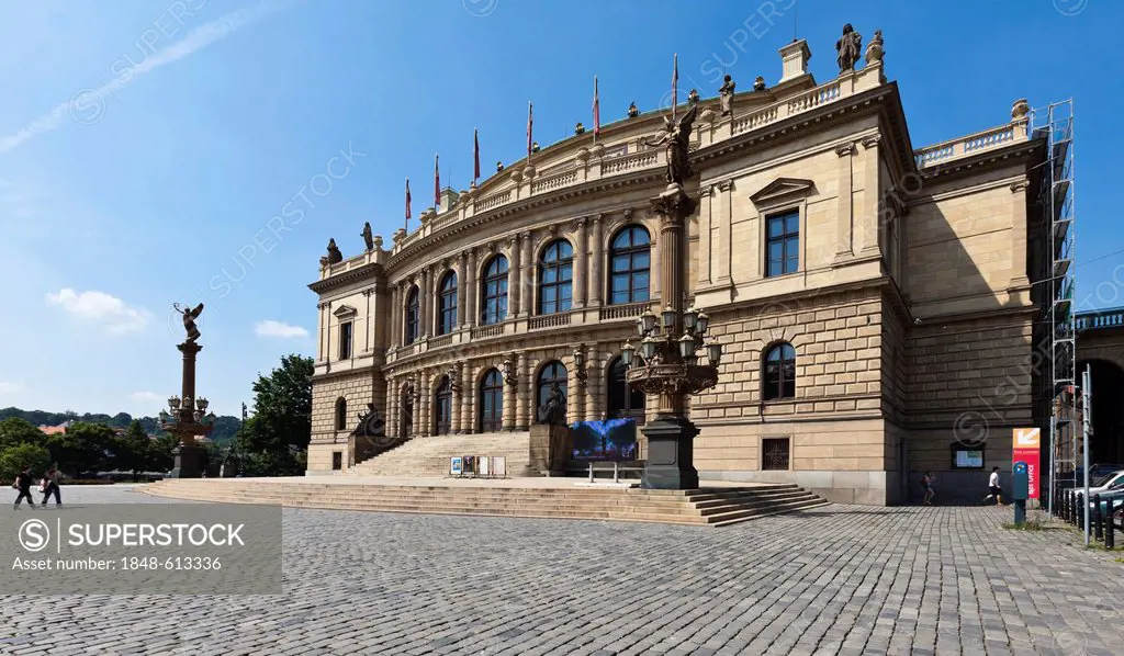 The National Theatre, Rudolfinum, the concert hall of the Czech Philharmonic Orchestra, Prague, Czech Republic, Europe