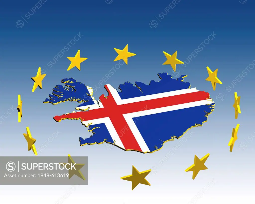 Illustration, EU accession candidate Iceland