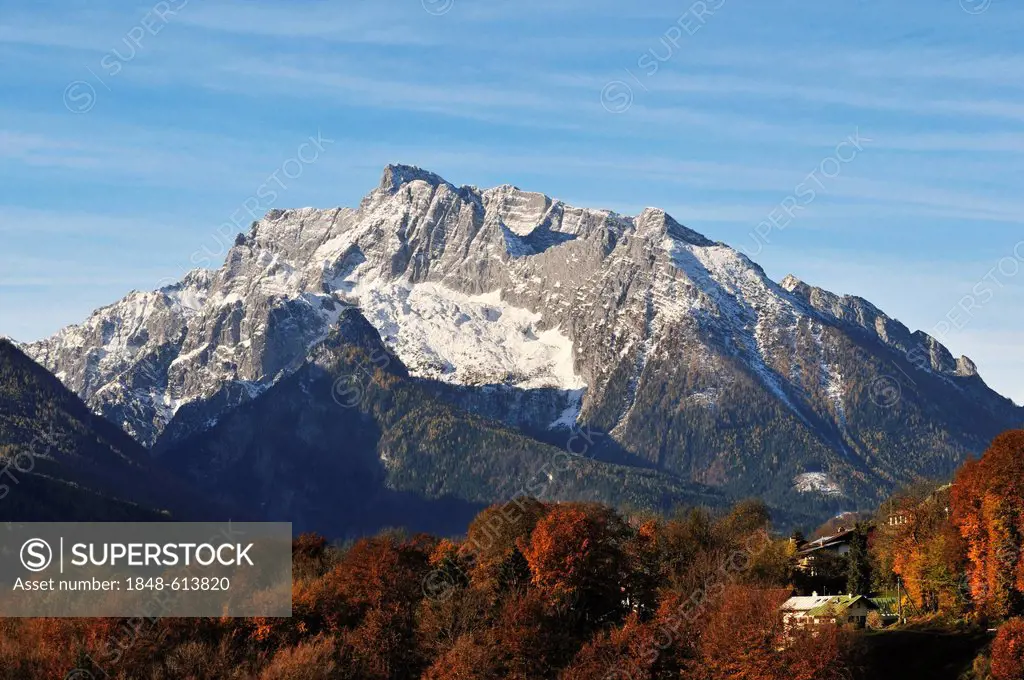 Hochkalter mountain, district of Berchtesgadener Land, Upper Bavaria, Bavaria, Germany, Europe