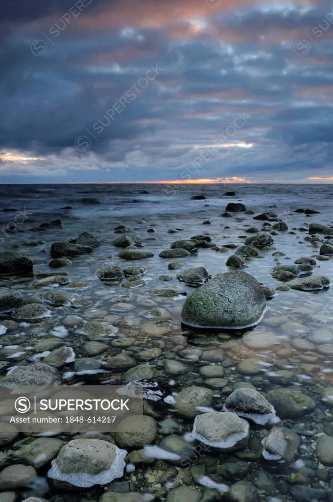 Baltic coast at Cape Arkona, Ruegen island, Mecklenburg-Western Pomerania, Germany, Europe